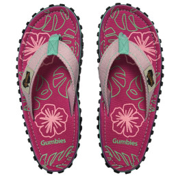 Damen Flip-Flops Gumbies Blush Hibiscus rosa růžová