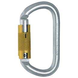 Karabiner Singing Rock ovale Stahlkarabiner Triple