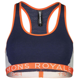 Büstenhalter Mons Royale Sierra Sports Bra (2020) blau/orange Navy/OrangeSmash