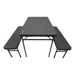 Campingtisch mit Bänken Vango Orchard Bench Set grau Grey