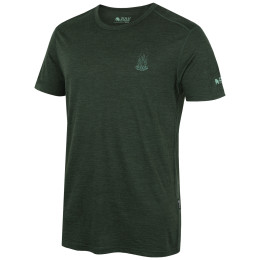 Herren-T-Shirt Zulu Merino Fire 160 Short Comfy