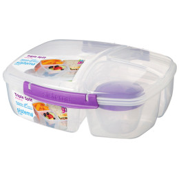 Lunchbox Sistema Triple Split Lunch 2L lila