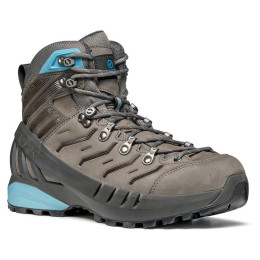 Damenschuhe Scarpa Cyclone GTX WMN grau/blau GullGray/Arctic