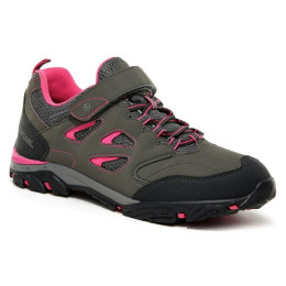 Kinderschuhe Regatta Holcombe IEP Low grau/rosa Steel/Tulip