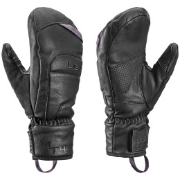 Damen Ski-Handschuhe Leki Montera Prime Women Mitt schwarz black-blackberry gray