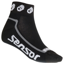 Socken Sensor Race Lite Small Hands schwarz/weiß black/white