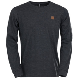 Herren-Funktionsshirt Fundango Justin Longsleeve T-shirt schwarz black heather