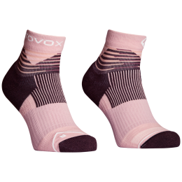 Damen-Merinosocken Ortovox All Mountain Quarter Socks W rosa Dawn Rose