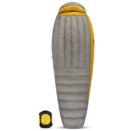 Daunenschlafsack Sea to Summit Spark SpIV Regular grau Dark Grey / Yellow