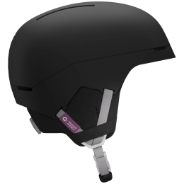 Skihelm Salomon Brigade Index schwarz Black