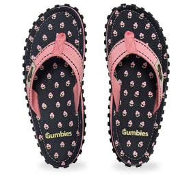 Damen Flip-Flops Gumbies Primrose schwarz/rosa Primrose