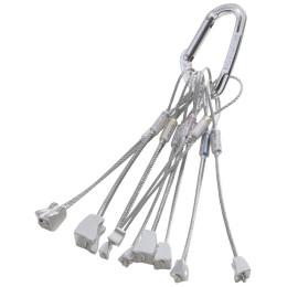 Klemmgerät Rock Empire Alu Nuts 4 silber