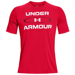 Herren-T-Shirt Under Armour Tech 2.0 WM Graphic SS rot Radio Red/Black