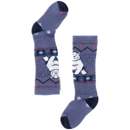 Socken Smartwool Kids' Wintersport Full Cushion Polar Bear blau