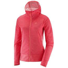 Damen-Sweatshirt Salomon Right Nice Mid Hoodie W rot Coral