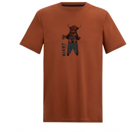 Herren-T-Shirt Dare 2b Fingal Slogan braun Brick