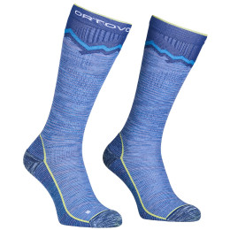 Herrensocken Ortovox Tour Long Socks M blau mountain blue