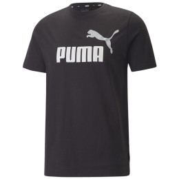 Herren-T-Shirt Puma ESS+ 2 Col Logo Tee schwarz Black