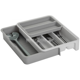 Besteckkasten Brunner Mantis grau