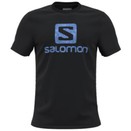 Herren-T-Shirt Salomon Outlife Logo Ss Tee M schwarz Black