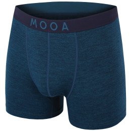 Herren-Boxershorts MOOA MerinoSilk 4in blau legion blue melange