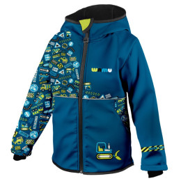 Kinderjacke WAMU Bagr blau