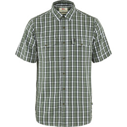 Herrenhemd Fjällräven Abisko Cool Shirt SS M grün Patina Green-Dark Navy