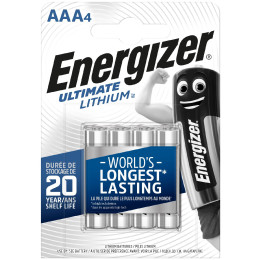 Batterie Energizer Ultimate lithium AAA/4 silber