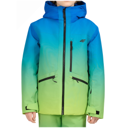 Kinder Winterjacke 4F Technical Jacket M1208 Multicolour blau/grün Multicolour 1 Allover