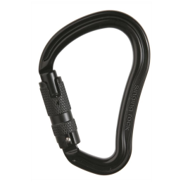 Karabiner Singing Rock Hector Triple Lock schwarz Black