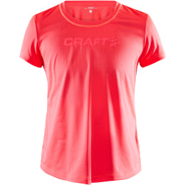 Damen-T-Shirt Craft Core Essence Mesh SS rot Crush