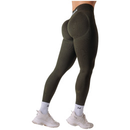 Damen-Leggings Nebbia High-waisted push-up leggings Power dunkelgrün Dark Green
