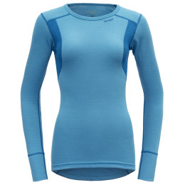 Damen-T-Shirt Devold Hiking Woman Shirt blau Malibu/Skydiver