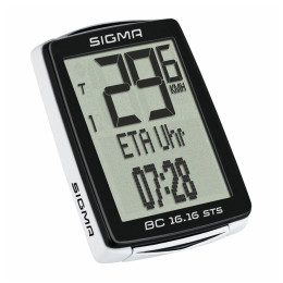 Fahrradcomputer Sigma BC 16.16 STS bezdrátový schwarz