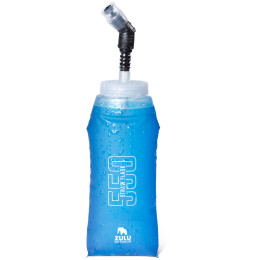 Wasser Faltflasche Zulu Straw Flask 550 blau blue