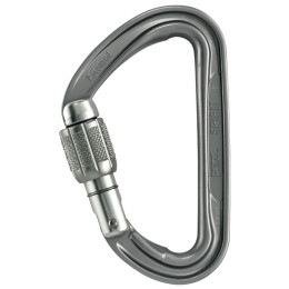 Karabiner Petzl Spirit Screw Lock grau