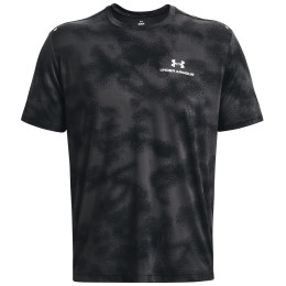 Herren-Funktionsshirt Under Armour Rush Energy Print SS 2023 schwarz Black / / White