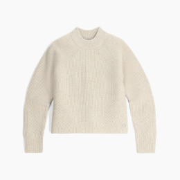Damenpullover Royal Robins W Rockcraft Mock Neck beige Soapstone HTR