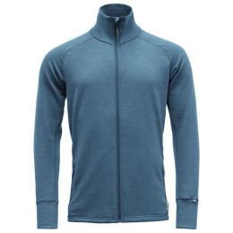 Herren Funktions-Sweatshirt Devold Nibba Merino Jkt Man hellblau Blue Melange