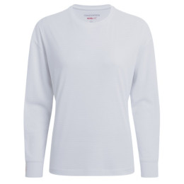 Damen-T-Shirt Craghoppers NosiLife SolarShield+ Long Sleeved T-Shirt weiß White