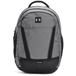 Damenrucksack Under Armour Hustle Signature Backpack schwarz Black / Black / Metallic Tin