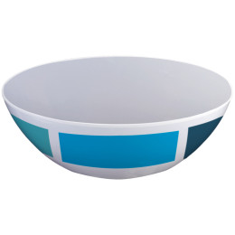 Salatschüssel Brunner Aquarius Salad bowl blau/weiß