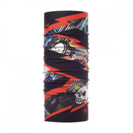 Kinder-Multifunktionstuch Buff Coolnet UV + Junior schwarz/rot BoltyMulti