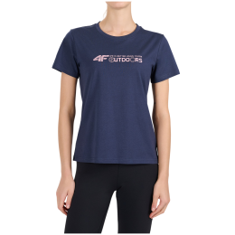 Damen-T-Shirt 4F Tshirt F3495 dunkelblau Navy
