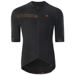 Herren Radtrikot Radvik Bravo Gts schwarz Black/Tangarine Tango