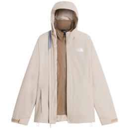 Damenjacke The North Face W Quest Mono Triclimate rosa Timeless Taupe/Garnet
