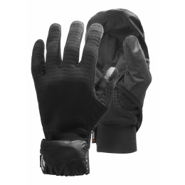 Handschuhe Black Diamond Wind hood gridtech gloves schwarz Black