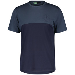 Herren Rad-Shirt Scott Trail Flow DRI SS dunkelblau metal blue/dark blue