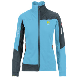 Damen-Sweatshirt Karpos Puez W Fleece blau Blue Atoll/Dark Slate