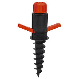 Erdbohrer für Sonnenschirm Bo-Camp Beach Umbrella Auger Plastic schwarz/rot Black/Red